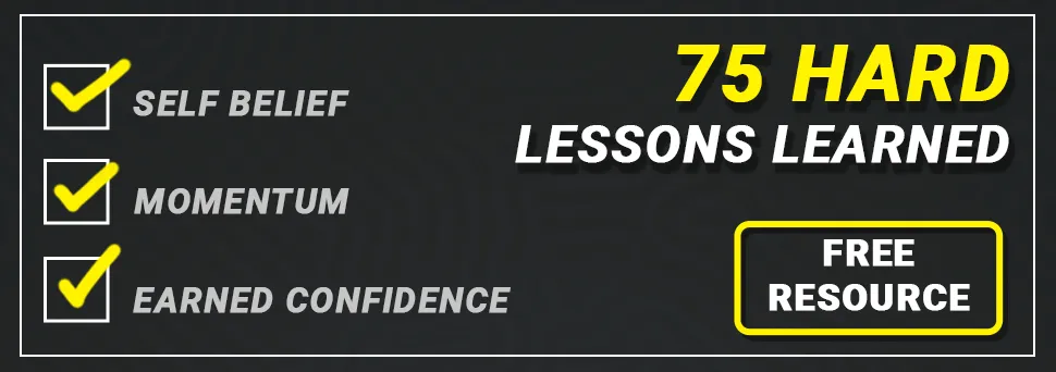75 hard lessons learned