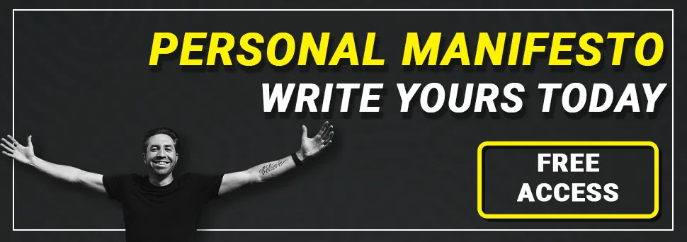 write your personal manifesto - banner